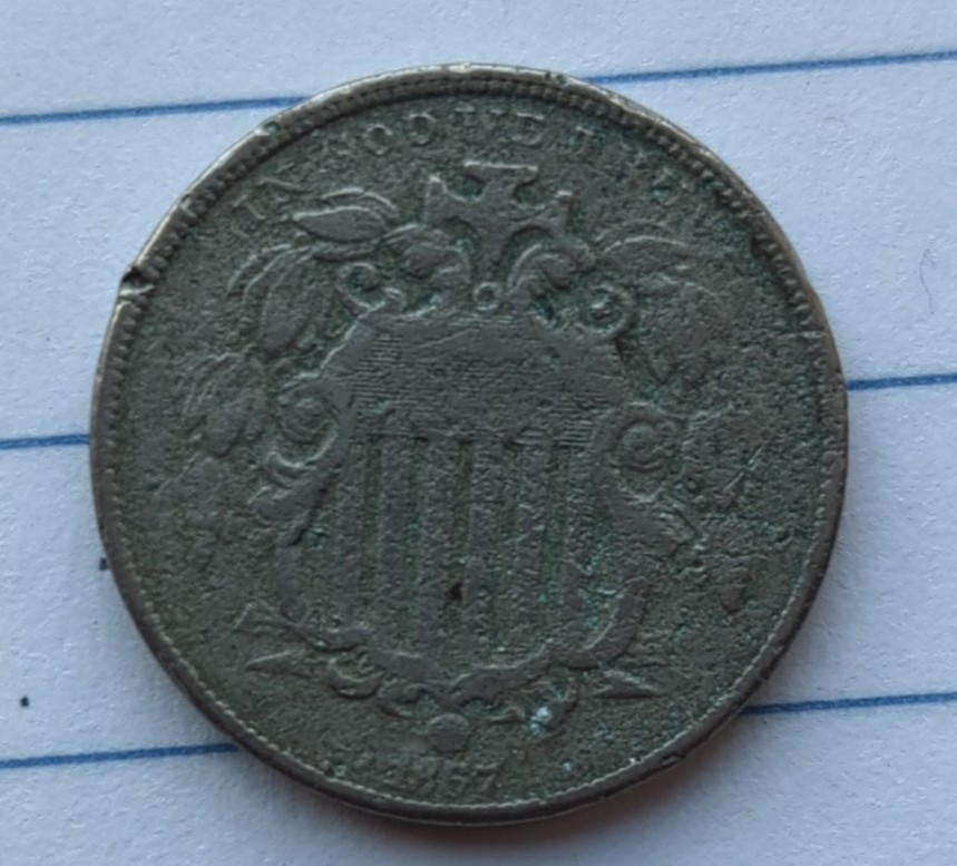 1867-Nickel-Grandpa's-Coin-Collection